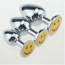 Pretty Cute Smile Faced Metal Anal Toy Pretty Cute Smile Faced Metal Anal Toy